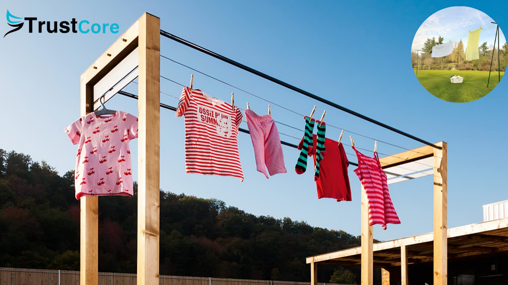 Étendoir à linge extérieur Brico Dépôt